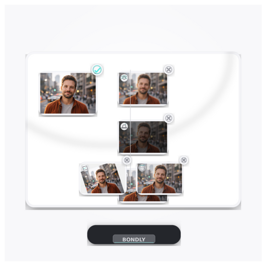 3-Photo Upload Figure (1–4 Photos) Bust or Full-Body