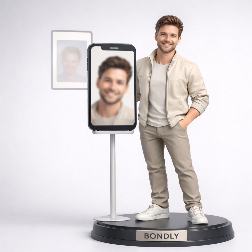 2 - Designed Portrait Figure (Form + 1 Photo) — Bust or Full-Body