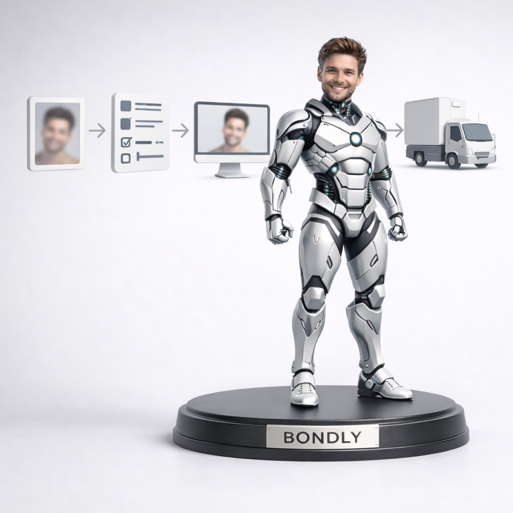 2 - Designed Portrait Figure (Form + 1 Photo) — Bust or Full-Body