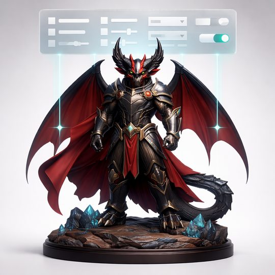 1-Original Character Creator (Form-Only / No Photo) — Bust or Full-Body