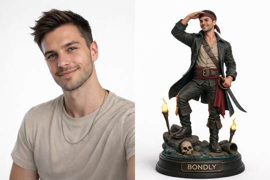 P2 - Designed Portrait Figure (Form + 1 Photo)