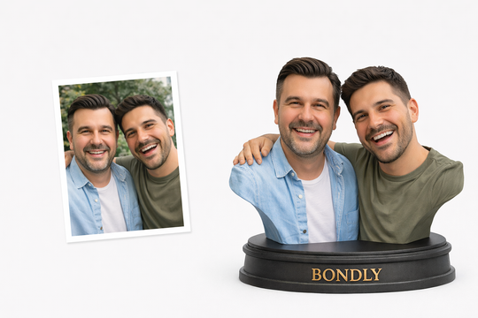 P3-Bondly İmza Figürü — 1 Fotoğraflı Özel Üretim