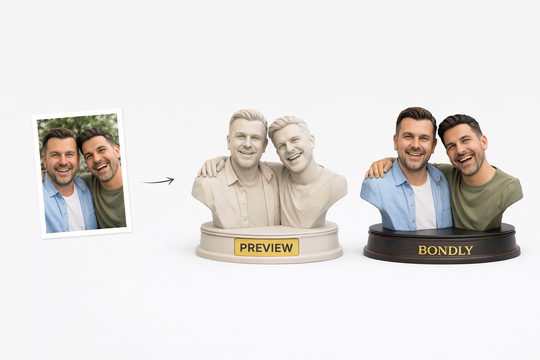 P3-Bondly İmza Figürü — 1 Fotoğraflı Özel Üretim